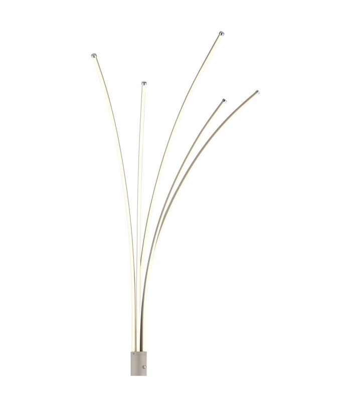 Bizzy Integrated LED Multi Arm Floor Lamp Matt Sand Colour 3000K-3