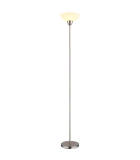 Lima Uplighter Floor Lamp Matt Nickel 1x E27-1