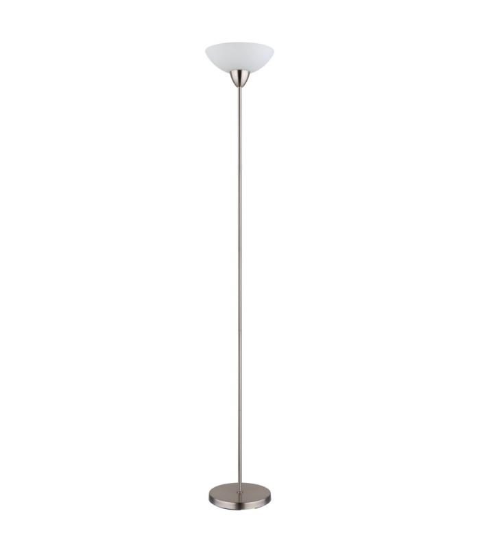 Lima Uplighter Floor Lamp Matt Nickel 1x E27-2