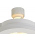 Round Stepped Recessed Spotlight, GU10, White Paintable Gypsum, Cut Out: D:103mm - 6