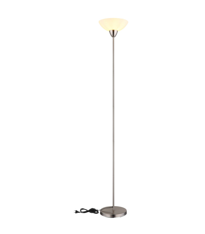 Lima Uplighter Floor Lamp Matt Nickel 1x E27-4