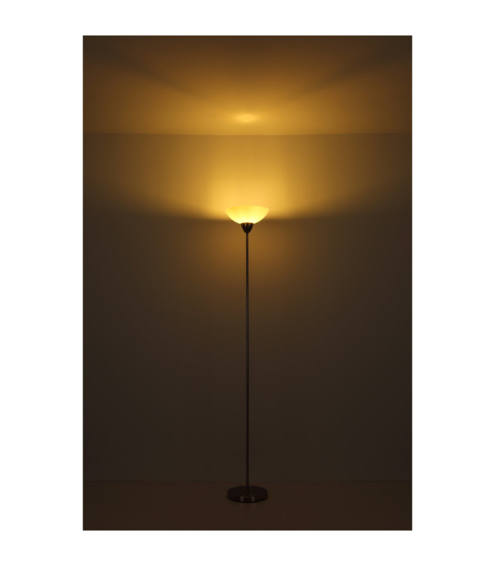 Lima Uplighter Floor Lamp Matt Nickel 1x E27-5