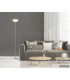 Lima Uplighter Floor Lamp Matt Nickel 1x E27-8