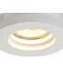 Round Stepped Recessed Spotlight, GU10, White Paintable Gypsum, Cut Out: D:103mm - 7