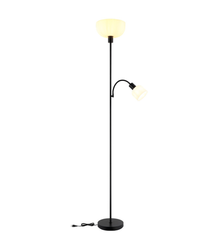 Hinton Mother & Child Lamp Matt Black 2x E27 E14-6