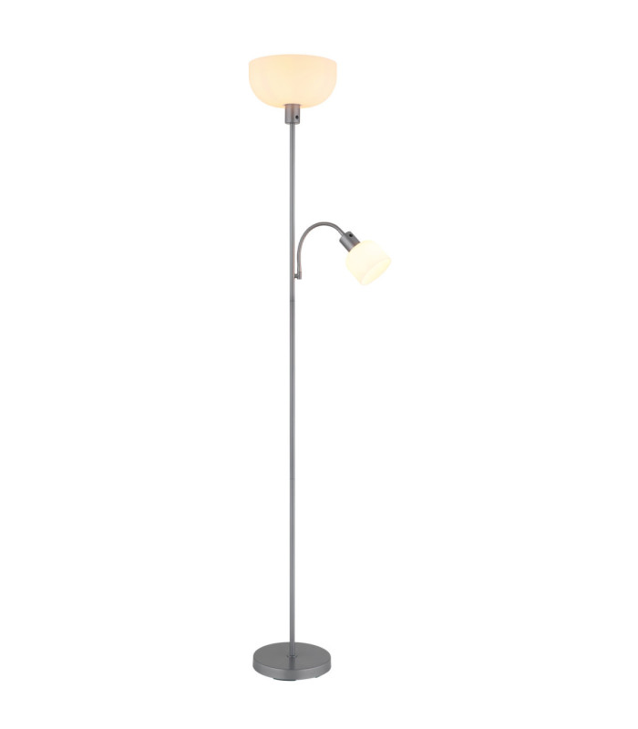 Hinton Mother & Child Lamp Matt Silver Colour  2x E27 E14-1