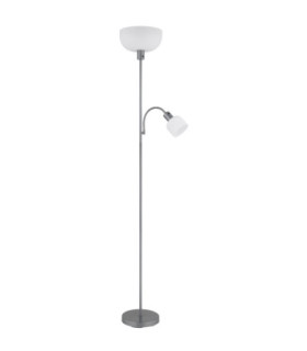 Hinton Mother & Child Lamp Matt Silver Colour  2x E27 E14-2