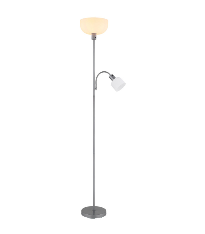 Hinton Mother & Child Lamp Matt Silver Colour  2x E27 E14-4