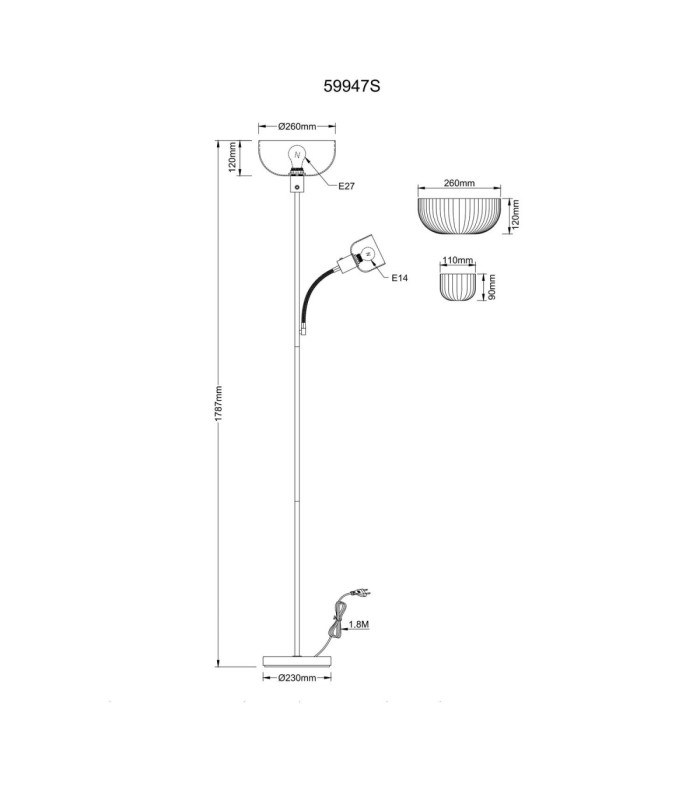 Hinton Mother & Child Lamp Matt Sand Colour  2x E27 E14-9