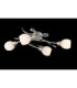 Lilly Multi Arm Semi Flush Ceiling Lamp Matt Nickel 4x E14-2