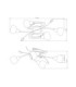 Lilly Multi Arm Semi Flush Ceiling Lamp Matt Nickel 4x E14-4
