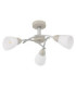 Paula Multi Arm Semi Flush Ceiling Lamp Matt Sand Colour  3x E14-2