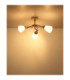 Paula Multi Arm Semi Flush Ceiling Lamp Matt Sand Colour  3x E14-5