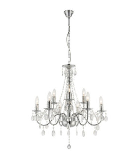 William Chandelier Chrome 9x E14-1