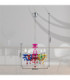 Cuimbra II Multi Colour Chandelier Chrome 5x E14-4