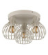 Mateo Semi Flush Ceiling Light Creme Colour  3x E14-2