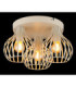 Mateo Semi Flush Ceiling Light Creme Colour  3x E14-3