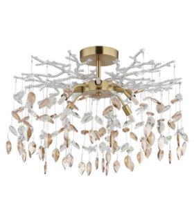 Danna Ceiling Light Matt Gold Colours 8x G9-2