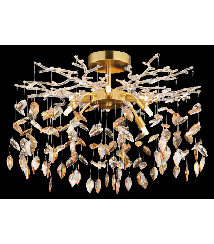 Danna Ceiling Light Matt Gold Colours 8x G9-4