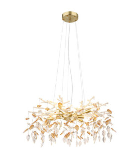 Danna Pendant Ceiling Light Matt Gold Colours 8x G9-1