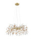 Danna Pendant Ceiling Light Matt Gold Colours 8x G9-2