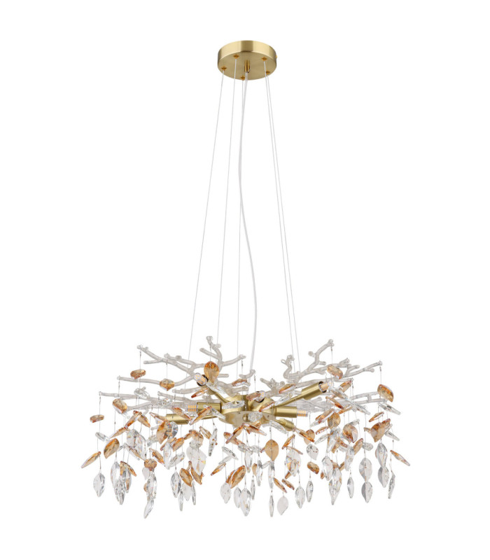Danna Pendant Ceiling Light Matt Gold Colours 8x G9-2