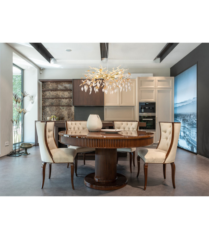 Danna Pendant Ceiling Light Matt Gold Colours 8x G9-8