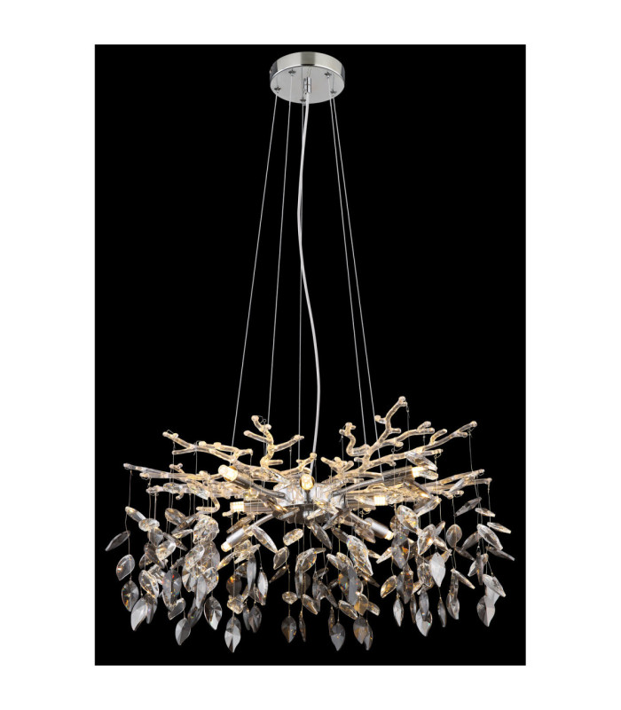 Danna Pendant Ceiling Light Chrome 8x G9-4