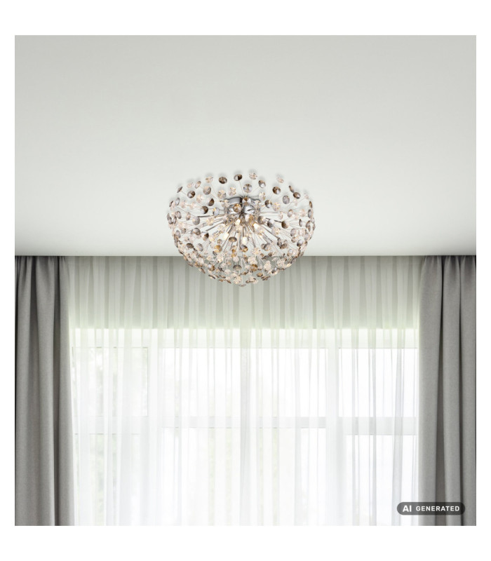 Katrina Ceiling Light Chrome 6x G9 3000K-4