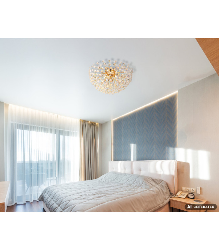 Katrina Ceiling Light Gold Colours 6x G9 3000K-5
