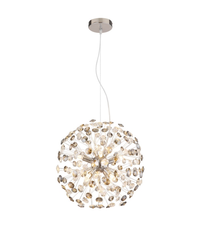 Katrina Pendant Ceiling Light Chrome 8x G9 3000K-1