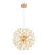 Katrina Pendant Ceiling Light Gold Colours 8x G9 3000K-1