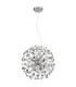 Katrina Pendant Ceiling Light Chrome 8x G9 3000K-2