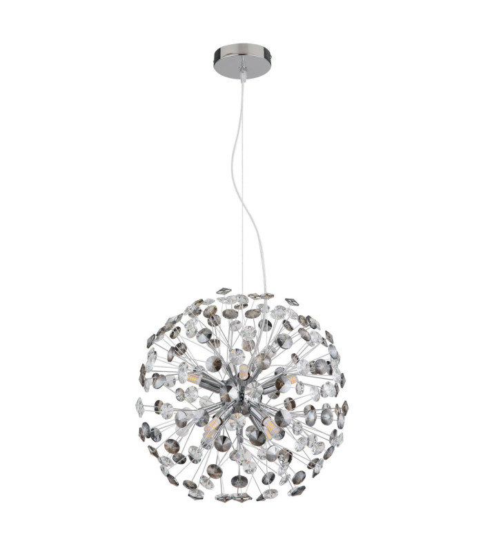 Katrina Pendant Ceiling Light Chrome 8x G9 3000K-2