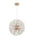 Katrina Pendant Ceiling Light Gold Colours 8x G9 3000K-2