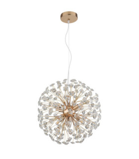 Katrina Pendant Ceiling Light Gold Colours 8x G9 3000K-2