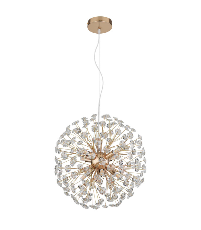 Katrina Pendant Ceiling Light Gold Colours 8x G9 3000K-2