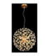 Katrina Pendant Ceiling Light Gold Colours 8x G9 3000K-4