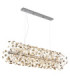 Katrina Bar Pendant Ceiling Light Chrome 12x G9 3000K-1
