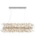 Katrina Bar Pendant Ceiling Light Chrome 12x G9 3000K-3