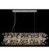 Katrina Bar Pendant Ceiling Light Chrome 12x G9 3000K-5