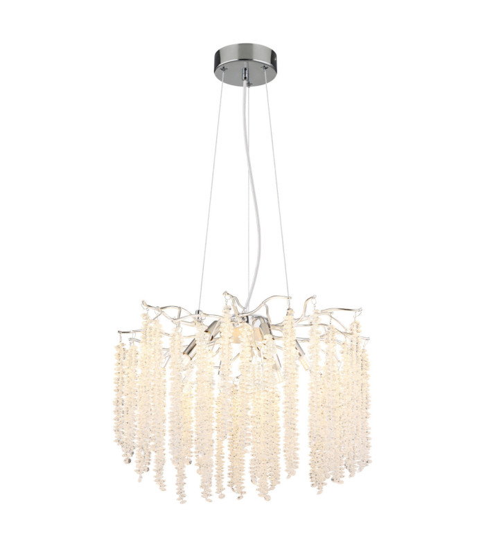 Laverne Pendant Ceiling Light Chrome 6x G9-1