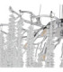 Laverne Pendant Ceiling Light Chrome 6x G9-3