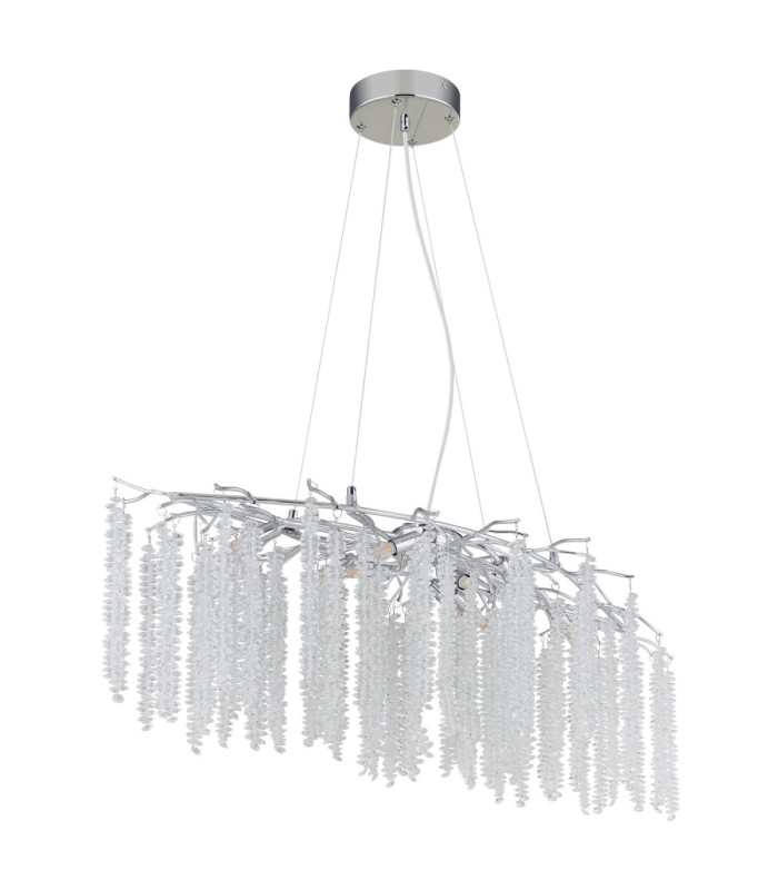 Laverne Pendant Ceiling Light Chrome 9x G9-2