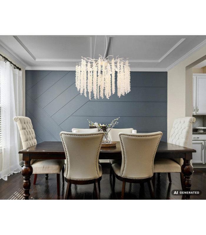 Laverne Pendant Ceiling Light Chrome 6x G9-6