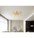 Queena Ceiling Light Matt Gold Colours 7x E14-7
