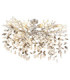 Queena Ceiling Light Matt Silver Colour  7x E14-3