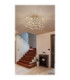 Queena Ceiling Light Matt Silver Colour  7x E14-7