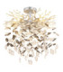 Queena Ceiling Light Matt Silver Colour  6x E14-1