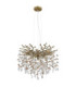 Queena Pendant Ceiling Light Matt Gold Colours 8x E14-2